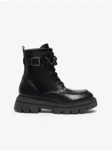NeroGiardini Black Women's Leather Ankle Boots Nero Giardini - Women #615230