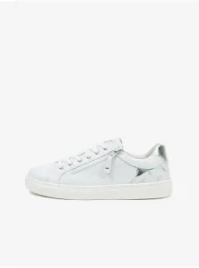 White Leather Sneakers with Decorative Details NeroGiardini - Women #615030