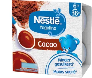 Nestlé YOGOLINO Kakao mliečny dezert (od ukonč. 6. mesiaca) 4x100 g (400 g)