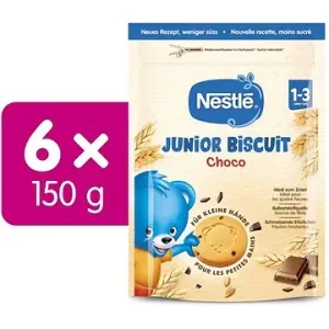 NESTLE Junior Biscuit Chocolate 6× 150 g