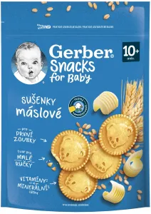 Gerber Snacks for Baby Maslové SUŠIENKY (od ukonč. 10. mesiaca) 1x180 g