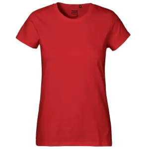 Neutral Dámske tričko Classic z organickej Fairtrade bavlny - Červená | XS