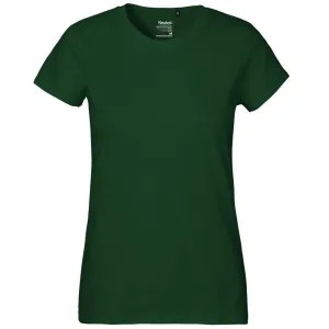 Neutral Dámske tričko Classic z organickej Fairtrade bavlny - Fľaškovo zelená | L