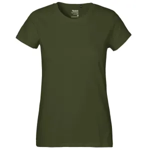 Neutral Dámske tričko Classic z organickej Fairtrade bavlny - Military | XS