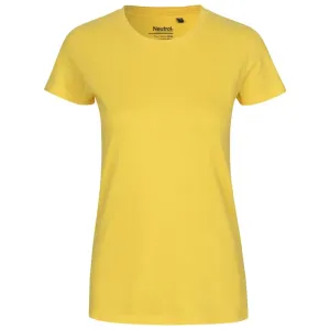 Neutral Dámske tričko Classic z organickej Fairtrade bavlny - Žltá | XXL