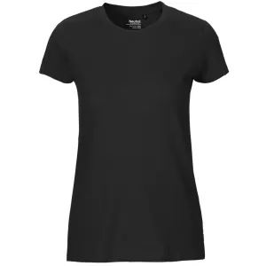 Neutral Dámske tričko Fit z organickej Fairtrade bavlny - Čierna | S