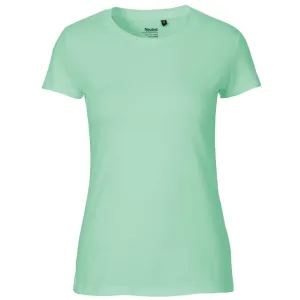 Neutral Dámske tričko Fit z organickej Fairtrade bavlny - Dusty mint | S