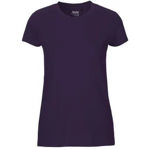 Neutral Dámske tričko Fit z organickej Fairtrade bavlny - Fialová | XS
