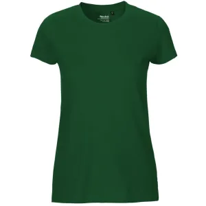 Neutral Dámske tričko Fit z organickej Fairtrade bavlny - Fľaškovo zelená | XS
