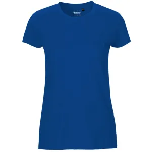 Neutral Dámske tričko Fit z organickej Fairtrade bavlny - Kráľovská modrá | XXL