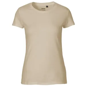 Neutral Dámske tričko Fit z organickej Fairtrade bavlny - Piesková | XS