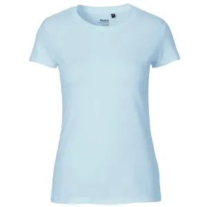 Neutral Dámske tričko Fit z organickej Fairtrade bavlny - Svetlomodrá | L