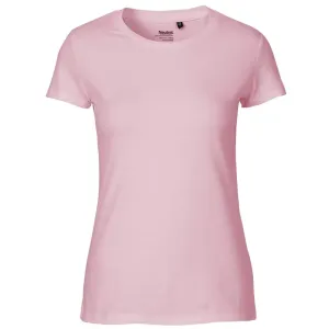 Neutral Dámske tričko Fit z organickej Fairtrade bavlny - Svetloružová | XS