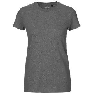 Neutral Dámske tričko Fit z organickej Fairtrade bavlny - Tmavý melír | XL