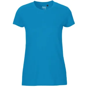Neutral Dámske tričko Fit z organickej Fairtrade bavlny - Zafírová modrá | L