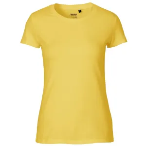 Neutral Dámske tričko Fit z organickej Fairtrade bavlny - Žltá | XS
