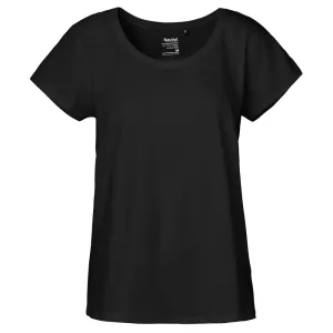Neutral Dámske tričko Loose Fit z organickej Fairtrade bavlny - Čierna | S
