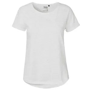 Neutral Dámske tričko s ohrnutými rukávmi z organickej Fairtrade bavlny - Popolavá | L