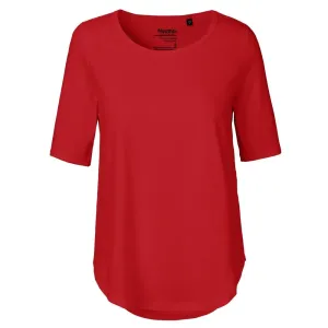 Neutral Dámske tričko s polovičným rukávom z organickej Fairtrade bavlny - Červená | S