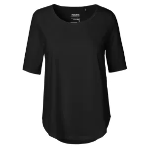Neutral Dámske tričko s polovičným rukávom z organickej Fairtrade bavlny - Čierna | S