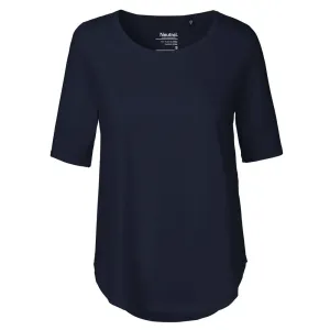 Neutral Dámske tričko s polovičným rukávom z organickej Fairtrade bavlny - Námornícka modrá | L