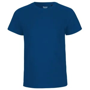 Neutral Detské tričko s krátkym rukávom z organickej Fairtrade bavlny - Kráľovská modrá | 92/98