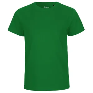Neutral Detské tričko s krátkym rukávom z organickej Fairtrade bavlny - Zelená | 104/110