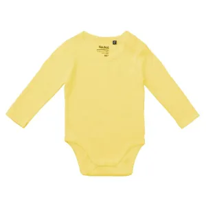 Neutral Detské body s dlhými rukávmi z organickej Fairtrade bavlny - Dusty yellow | 92 #5324600