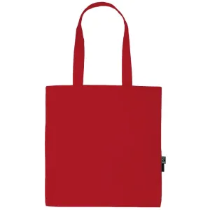 Neutral Nákupná taška cez rameno z organickej Fairtrade bavlny - Červená