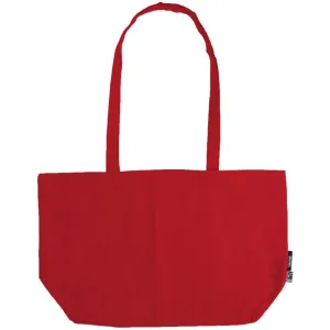 Neutral Veľká nákupná taška cez rameno z organickej Fairtrade bavlny - Červená