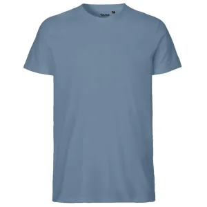 Neutral Pánske tričko Fit z organickej Fairtrade bavlny - Dusty indigo | XL
