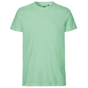 Neutral Pánske tričko Fit z organickej Fairtrade bavlny - Dusty mint | L