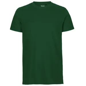 Neutral Pánske tričko Fit z organickej Fairtrade bavlny - Fľaškovo zelená | S