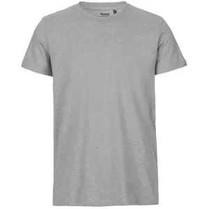 Neutral Pánske tričko Fit z organickej Fairtrade bavlny - Športovo šedá | XXL