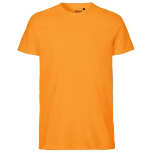 Neutral Pánske tričko Fit z organickej Fairtrade bavlny - Svetlooranžová | M