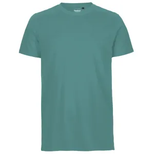 Neutral Pánske tričko Fit z organickej Fairtrade bavlny - Teal | S