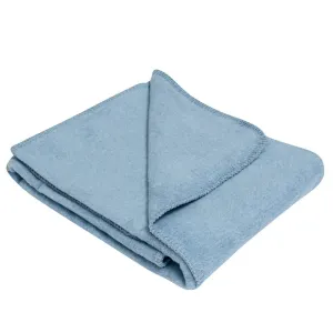 NEW BABY - Detská bavlnená deka 75x100 modrá