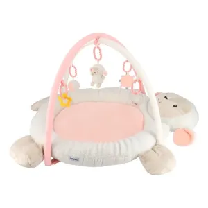 NEW BABY - Luxusná plyšová hracia deka Ovečka