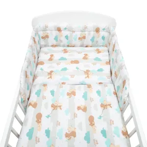 NEW BABY - 3-dielne posteľné obliečky 90/120 cm mama bear
