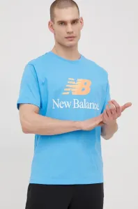 Bavlnené tričko New Balance MT21529VSK s potlačou