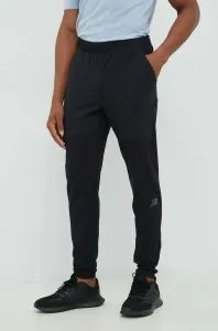Tréningové nohavice New Balance Q Speed pánske, čierna farba,