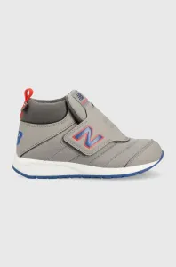 Detské zimné topánky New Balance PTCOZYGB šedá farba