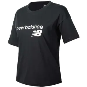 New Balance WT03805BK Dámske tričko, čierna, veľkosť #9239333