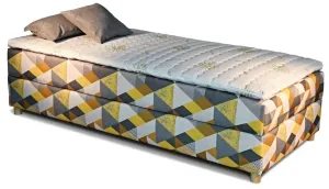 New Design  Čalúnená posteľ NOVO | s topperom Extra Rozmer.: 80 x 200 cm