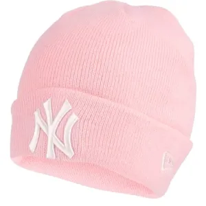 Zimná čapica New Era Essential Knit Cuff Beanie NY Yankees Pink - UNI