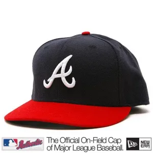 New Era Authentic Atlanta Braves - Size:7 1/8