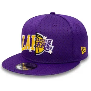 New Era 9Fifty Half Stitch LA Lakers Purple Snapback Cap Snapback Cap - Size:M/L