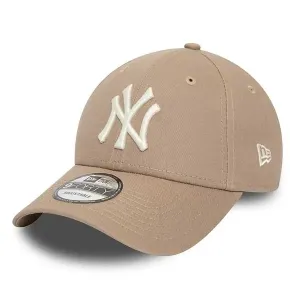 New Era 9FORTY Adjustable Cap New York Yankees League Essential Brown Beige - Size:UNI