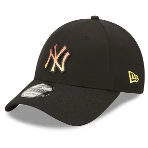 Šiltovka New Era 9FORTY MLB Gradient Infill NY Yankees Black Orange - UNI #9324228