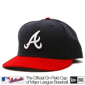 New Era Authentic Atlanta Braves - Size:7 1/2